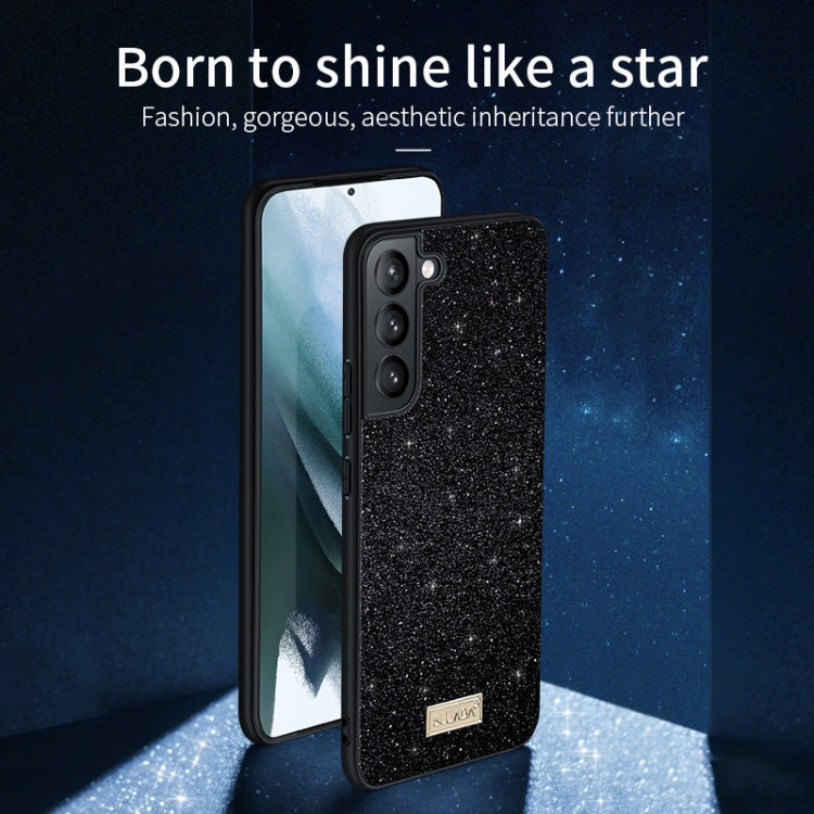 SULADA Glittery TPU Hybrid Handmade Leather Phone Case, For Samsung Galaxy S25 5G, For Samsung Galaxy S25+ 5G, For Samsung Galaxy S25 Ultra 5G, For Samsung Galaxy S24+ 5G, For Samsung Galaxy S24 5G