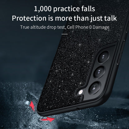 SULADA Glittery TPU Hybrid Handmade Leather Phone Case, For Samsung Galaxy S25 5G, For Samsung Galaxy S25+ 5G, For Samsung Galaxy S25 Ultra 5G, For Samsung Galaxy S24+ 5G, For Samsung Galaxy S24 5G