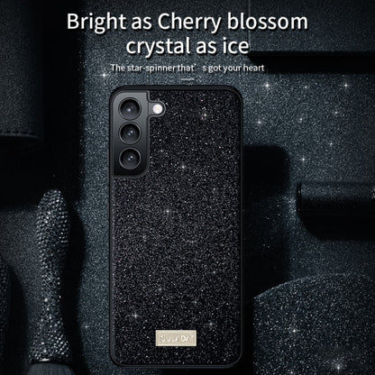 SULADA Glittery TPU Hybrid Handmade Leather Phone Case, For Samsung Galaxy S25 5G, For Samsung Galaxy S25+ 5G, For Samsung Galaxy S25 Ultra 5G, For Samsung Galaxy S24+ 5G, For Samsung Galaxy S24 5G