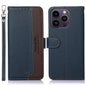 KHAZNEH Litchi Texture Leather RFID Phone Case, For iPhone 16e / 17e, For iPhone 17 Pro Max, For iPhone 17 Pro, For iPhone 17, For iPhone Air, For iPhone 16 Pro Max
