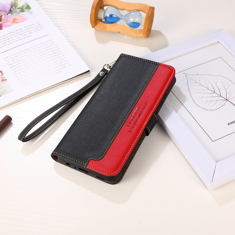KHAZNEH Litchi Texture Leather RFID Phone Case, For iPhone 16e / 17e, For iPhone 17 Pro Max, For iPhone 17 Pro, For iPhone 17, For iPhone Air, For iPhone 16 Pro Max