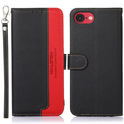 KHAZNEH Litchi Texture Leather RFID Phone Case, For iPhone 16e / 17e, For iPhone 17 Pro Max, For iPhone 17 Pro, For iPhone 17, For iPhone Air, For iPhone 16 Pro Max
