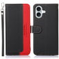 KHAZNEH Litchi Texture Leather RFID Phone Case, For iPhone 16e / 17e, For iPhone 17 Pro Max, For iPhone 17 Pro, For iPhone 17, For iPhone Air, For iPhone 16 Pro Max