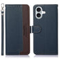 KHAZNEH Litchi Texture Leather RFID Phone Case, For iPhone 16e / 17e, For iPhone 17 Pro Max, For iPhone 17 Pro, For iPhone 17, For iPhone Air, For iPhone 16 Pro Max