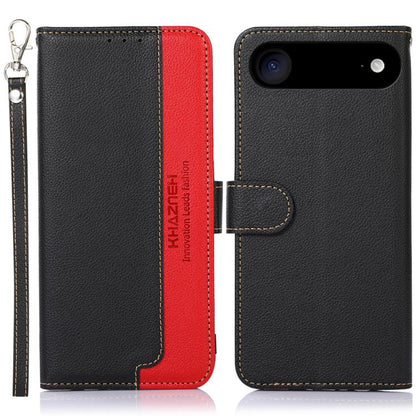 KHAZNEH Litchi Texture Leather RFID Phone Case, For iPhone 16e / 17e, For iPhone 17 Pro Max, For iPhone 17 Pro, For iPhone 17, For iPhone Air, For iPhone 16 Pro Max
