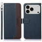 KHAZNEH Litchi Texture Leather RFID Phone Case, For iPhone 16e / 17e, For iPhone 17 Pro Max, For iPhone 17 Pro, For iPhone 17, For iPhone Air, For iPhone 16 Pro Max