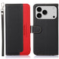 KHAZNEH Litchi Texture Leather RFID Phone Case, For iPhone 16e / 17e, For iPhone 17 Pro Max, For iPhone 17 Pro, For iPhone 17, For iPhone Air, For iPhone 16 Pro Max