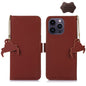 Genuine Leather Magnetic RFID Leather Phone Case