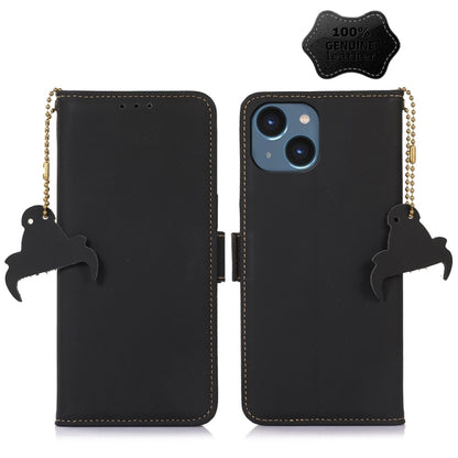 Genuine Leather Magnetic RFID Leather Phone Case