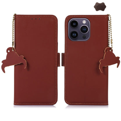 Genuine Leather Magnetic RFID Leather Phone Case