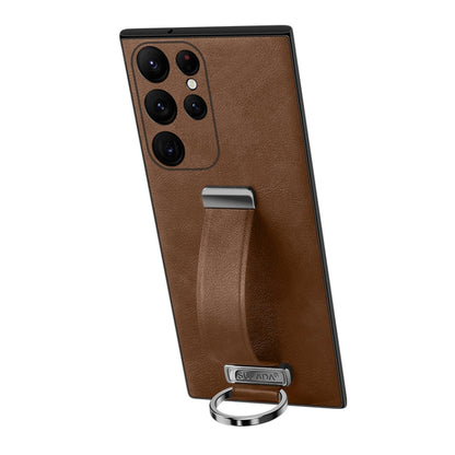 SULADA PC + Leather Texture Skin Feel Shockproof Phone Case