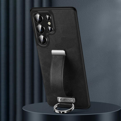 SULADA PC Hybrid Leather Texture Skin Feel Shockproof Phone Case