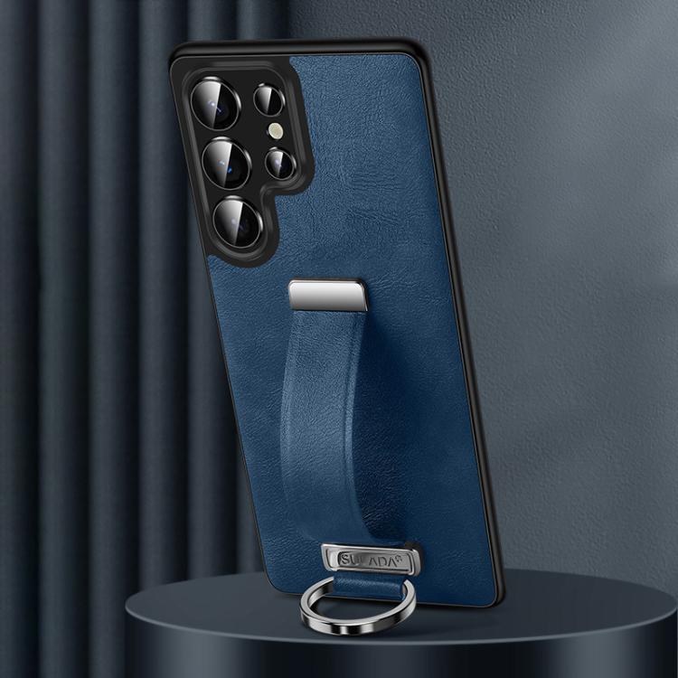 SULADA PC Hybrid Leather Texture Skin Feel Shockproof Phone Case