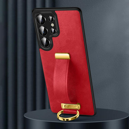 SULADA PC Hybrid Leather Texture Skin Feel Shockproof Phone Case, For Samsung Galaxy S25 5G, For Samsung Galaxy S25+ 5G, For Samsung Galaxy S25 Ultra 5G, For Samsung Galaxy S24 Ultra 5G