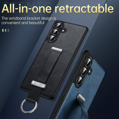 SULADA PC Hybrid Leather Texture Skin Feel Shockproof Phone Case, For Samsung Galaxy S25 5G, For Samsung Galaxy S25+ 5G, For Samsung Galaxy S25 Ultra 5G, For Samsung Galaxy S24 Ultra 5G