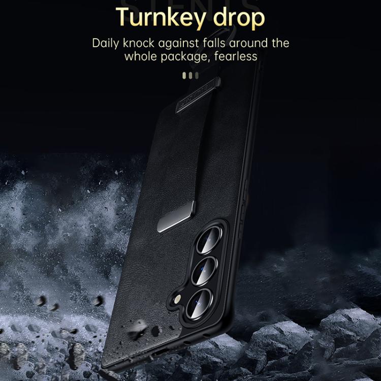SULADA PC Hybrid Leather Texture Skin Feel Shockproof Phone Case, For Samsung Galaxy S25 5G, For Samsung Galaxy S25+ 5G, For Samsung Galaxy S25 Ultra 5G, For Samsung Galaxy S24 Ultra 5G