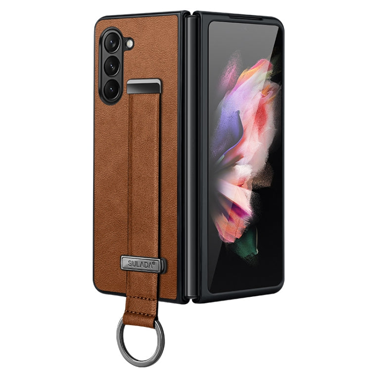 SULADA PC Hybrid Leather Texture Skin Feel Shockproof Phone Case