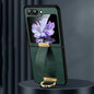 SULADA PC Hybrid Leather Texture Skin Feel Shockproof Phone Case, For Samsung Galaxy Z Flip7 FE / Flip6, For Samsung Galaxy Z Fold6, For Samsung Galaxy Z Fold5, For Samsung Galaxy Flip5