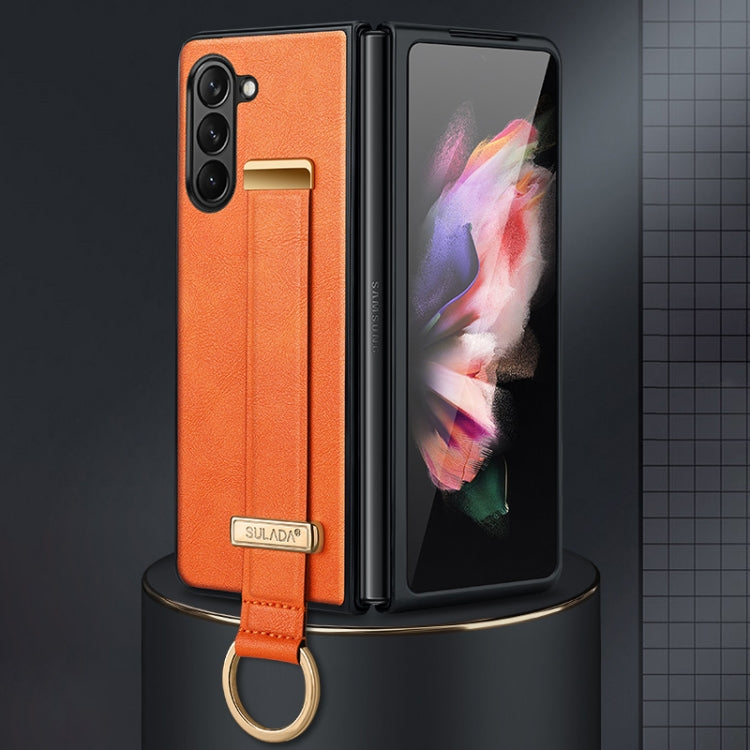 SULADA PC Hybrid Leather Texture Skin Feel Shockproof Phone Case, For Samsung Galaxy Z Flip7 FE / Flip6, For Samsung Galaxy Z Fold6, For Samsung Galaxy Z Fold5, For Samsung Galaxy Flip5
