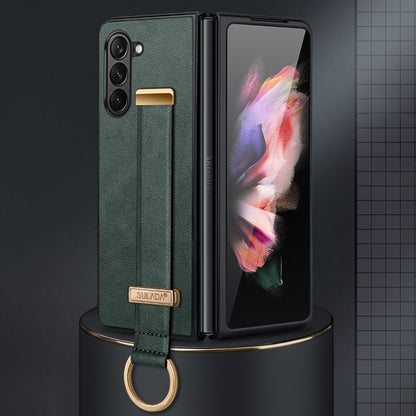 SULADA PC Hybrid Leather Texture Skin Feel Shockproof Phone Case