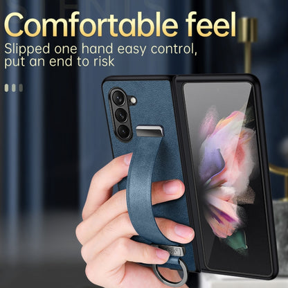 SULADA PC Hybrid Leather Texture Skin Feel Shockproof Phone Case, For Samsung Galaxy Z Flip7 FE / Flip6, For Samsung Galaxy Z Fold6, For Samsung Galaxy Z Fold5, For Samsung Galaxy Flip5