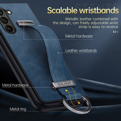 SULADA PC Hybrid Leather Texture Skin Feel Shockproof Phone Case, For Samsung Galaxy Z Flip7 FE / Flip6, For Samsung Galaxy Z Fold6, For Samsung Galaxy Z Fold5, For Samsung Galaxy Flip5