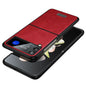 SULADA Shockproof TPU + Handmade Leather Phone Case