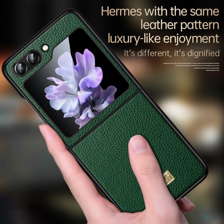 SULADA Shockproof TPU + Litchi Texture Leather Phone Case