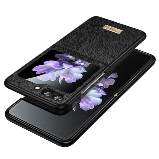 SULADA Shockproof TPU + Litchi Texture Leather Phone Case