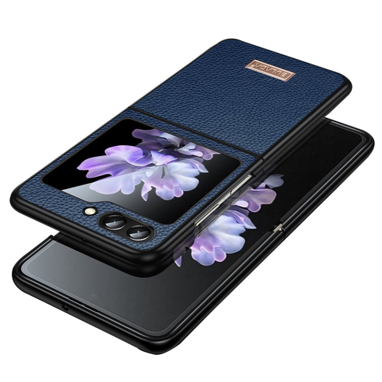 SULADA Shockproof TPU + Litchi Texture Leather Phone Case