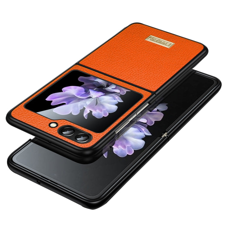 SULADA Shockproof TPU + Litchi Texture Leather Phone Case