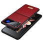 SULADA Shockproof TPU + Litchi Texture Leather Phone Case