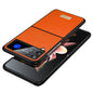 SULADA Shockproof TPU + Litchi Texture Leather Phone Case