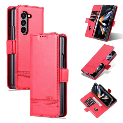 AZNS Magnetic Calf Texture Flip Leather Phone Case, For Samsung Galaxy Z Fold7 5G, For Samsung Galaxy Z Flip7 5G, For Samsung Galaxy Z Fold6 5G, For Samsung Galaxy Z Fold5 5G