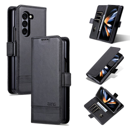 AZNS Magnetic Calf Texture Flip Leather Phone Case, For Samsung Galaxy Z Fold7 5G, For Samsung Galaxy Z Flip7 5G, For Samsung Galaxy Z Fold6 5G, For Samsung Galaxy Z Fold5 5G