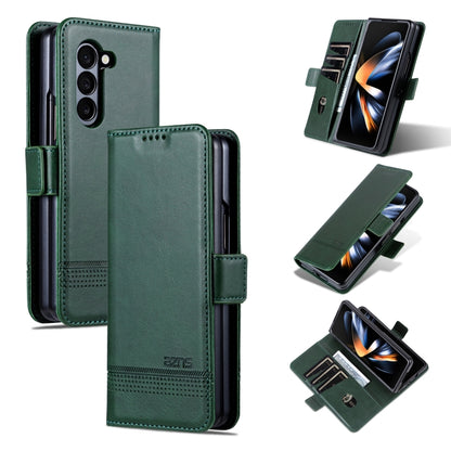 AZNS Magnetic Calf Texture Flip Leather Phone Case, For Samsung Galaxy Z Fold7 5G, For Samsung Galaxy Z Flip7 5G, For Samsung Galaxy Z Fold6 5G, For Samsung Galaxy Z Fold5 5G