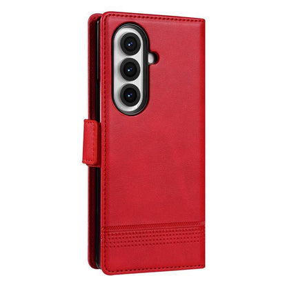 AZNS Magnetic Calf Texture Flip Leather Phone Case, For Samsung Galaxy Z Fold7 5G, For Samsung Galaxy Z Flip7 5G, For Samsung Galaxy Z Fold6 5G, For Samsung Galaxy Z Fold5 5G
