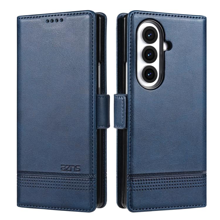 AZNS Magnetic Calf Texture Flip Leather Phone Case, For Samsung Galaxy Z Fold7 5G, For Samsung Galaxy Z Flip7 5G, For Samsung Galaxy Z Fold6 5G, For Samsung Galaxy Z Fold5 5G