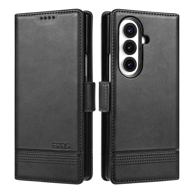 AZNS Magnetic Calf Texture Flip Leather Phone Case, For Galaxy Z Fold8 5G, For Galaxy Z Fold8 Ultra 5G, For Galaxy Z Flip8 5G, For Samsung Galaxy Z Flip7 FE / Flip6