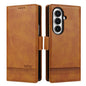 AZNS Magnetic Calf Texture Flip Leather Phone Case, For Galaxy Z Fold8 5G, For Galaxy Z Fold8 Ultra 5G, For Galaxy Z Flip8 5G, For Samsung Galaxy Z Flip7 FE / Flip6