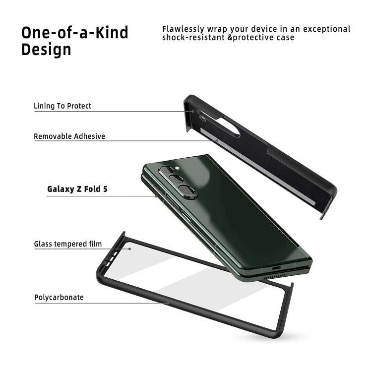 Litchi Texture Card Slot Phone Case, For Samsung Galaxy Z Fold5 5G, For Samsung Galaxy Z Flip5 5G