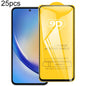 25pcs 9D Full Glue Screen Tempered Glass Film, For Galaxy F07e 4G, For Samsung Galaxy M17e 5G, For Samsung Galaxy M17 5G, For Samsung Galaxy F17 5G, For Samsung Galaxy A57, For Samsung Galaxy A37, For Samsung Galaxy A27, For Samsung Galaxy F36 5G      ...