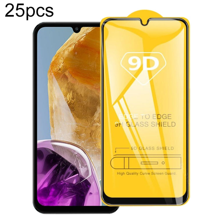 25pcs 9D Full Glue Screen Tempered Glass Film