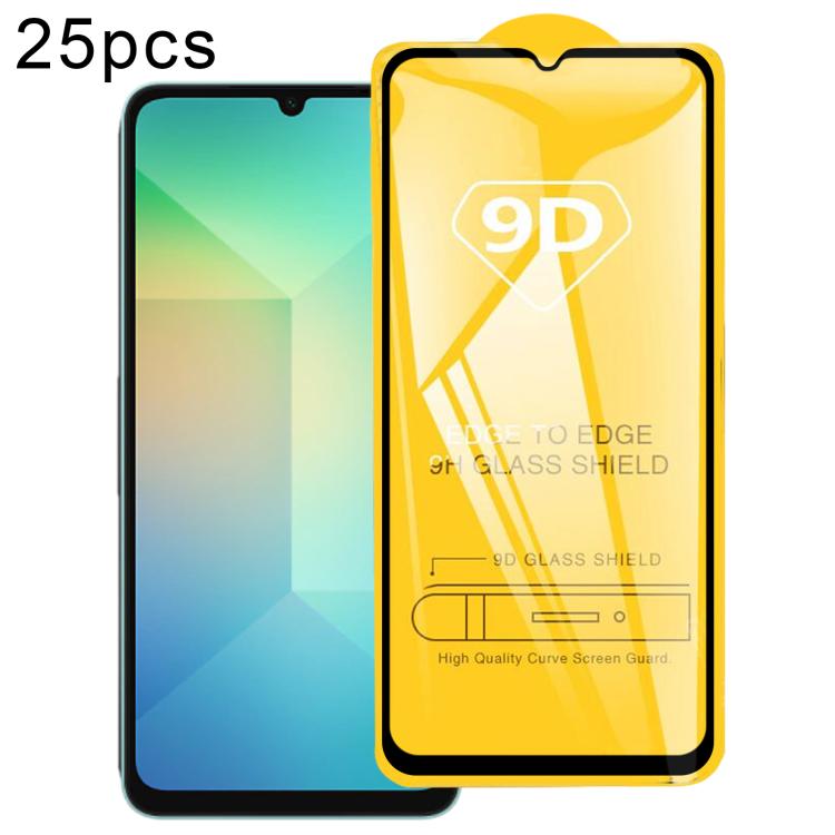 25pcs 9D Full Glue Screen Tempered Glass Film, For Galaxy F07e 4G, For Samsung Galaxy M17e 5G, For Samsung Galaxy M17 5G, For Samsung Galaxy F17 5G, For Samsung Galaxy A57, For Samsung Galaxy A37, For Samsung Galaxy A27, For Samsung Galaxy F36 5G      ...