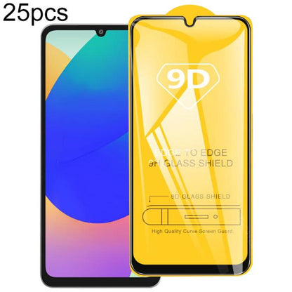 25pcs 9D Full Glue Screen Tempered Glass Film