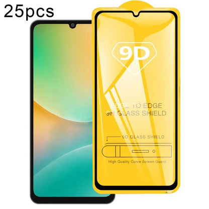 25pcs 9D Full Glue Screen Tempered Glass Film