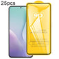 25pcs 9D Full Glue Screen Tempered Glass Film