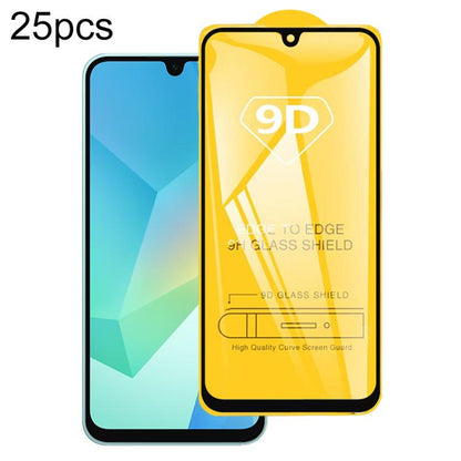25pcs 9D Full Glue Screen Tempered Glass Film