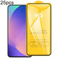 25pcs 9D Full Glue Screen Tempered Glass Film