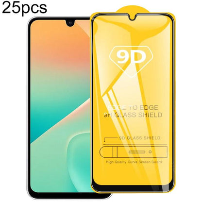 25pcs 9D Full Glue Screen Tempered Glass Film, For Galaxy F07e 4G, For Samsung Galaxy M17e 5G, For Samsung Galaxy M17 5G, For Samsung Galaxy F17 5G, For Samsung Galaxy A57, For Samsung Galaxy A37, For Samsung Galaxy A27, For Samsung Galaxy F36 5G      ...